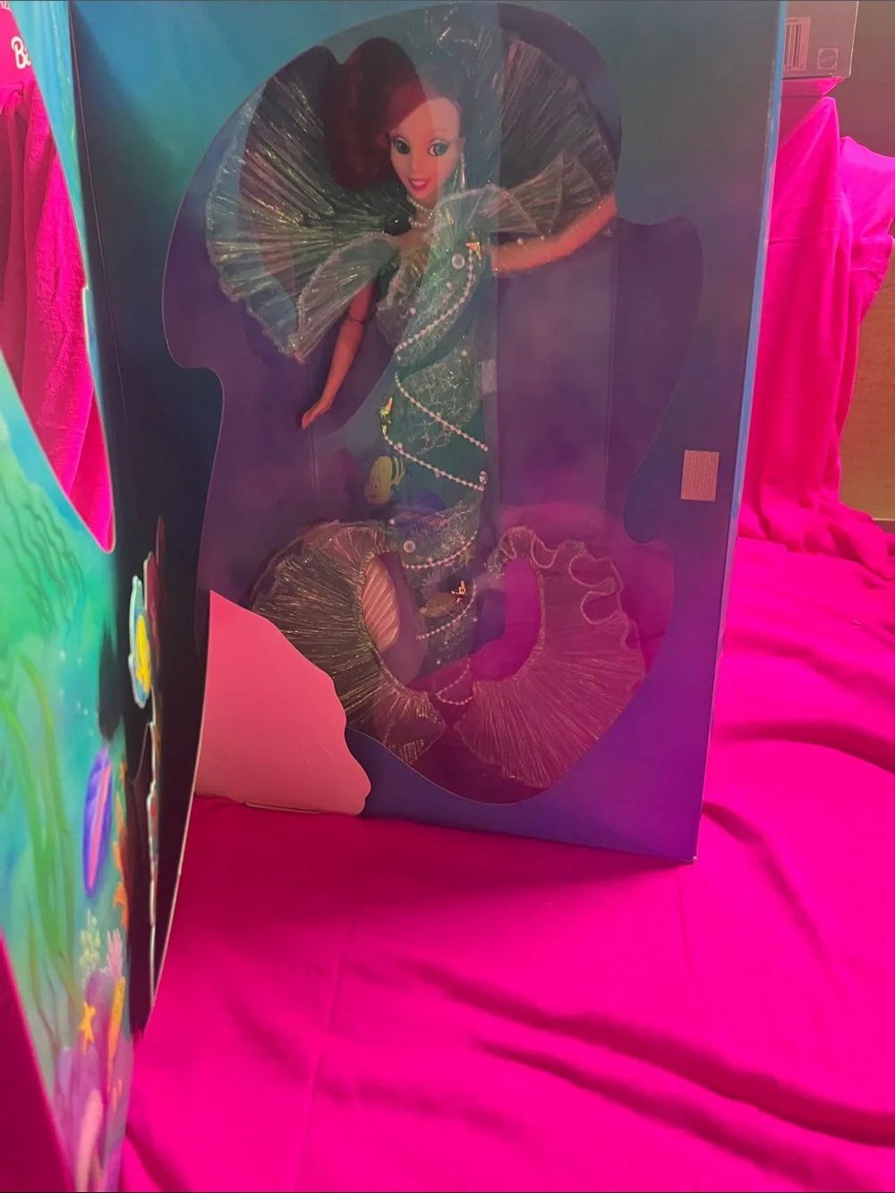 NRFB 1997 Mattel Disney The Little Mermaid Aqua Fantasy Ariel Mermaid Doll